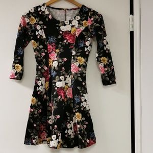 A line Floral dress